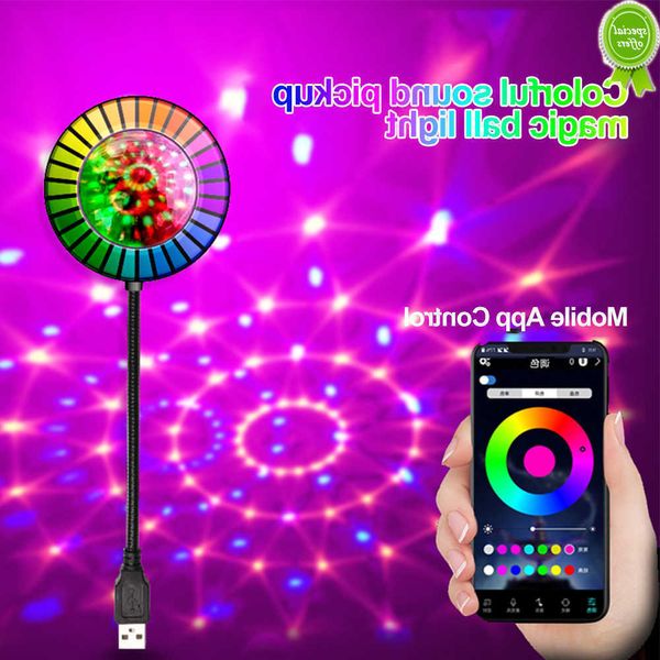 Carro novo carro telhado estrela atmosfera interior leve led app