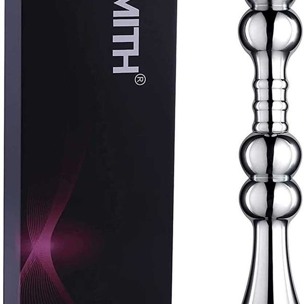 factory outlet Hismith Bead Dildo Bacchetta anale in alluminio liscio con sistema KlicLok per macchine del sesso