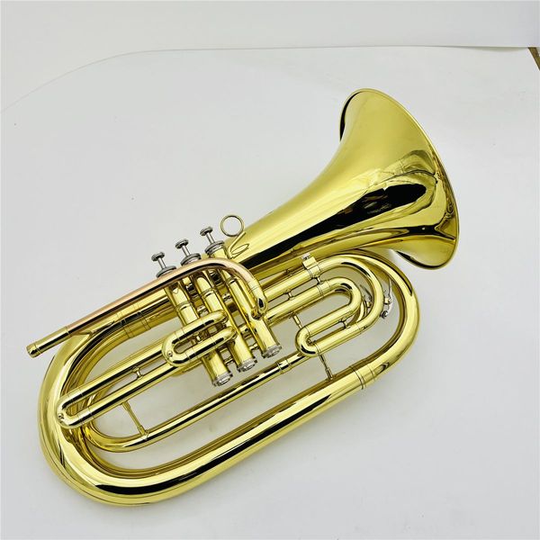 Real Pictures Trombone BB Маршинг баритона латунный никелевый профессиональный музыкальный инструмент с бесплатной доставкой корпусов