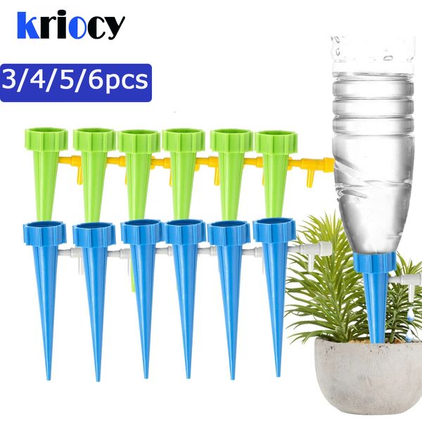 Pulvedores Sistema de irrigação de gotejamento automático Auto -rega do pico para plantas de flores Garden Greenhouse Greatable Autable Water Dripper Dispositivo 230522