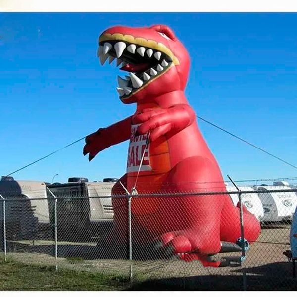 Gigante de publicidade Dinosaur decoração de dinossauros Blow up Dragon Dino Cartoon para promoção de eventos ao ar livre