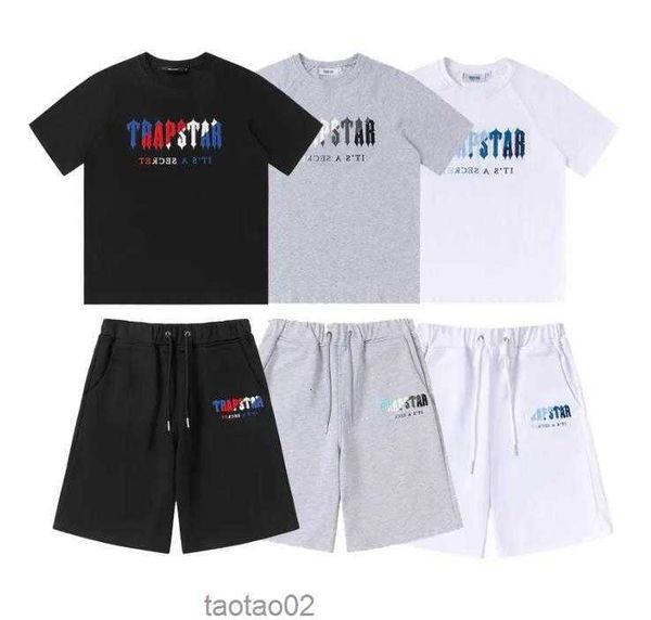 T-shirt da uomo Designer Trapstar t-shirt T-shirt a maniche corte Sportpant Pant Stampa Lettera Luxury Sports Fashion Cotton Cord Top4whx