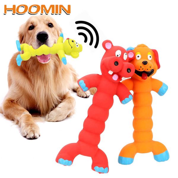 Giocattoli per cani Mastica HOOMIN Puppy Pet Play Giocattoli da masticare Cani Gatti Pulizia dei denti Forma animale Gomma Suono cigolante Giocattoli per cani Forniture per animali domestici G230520