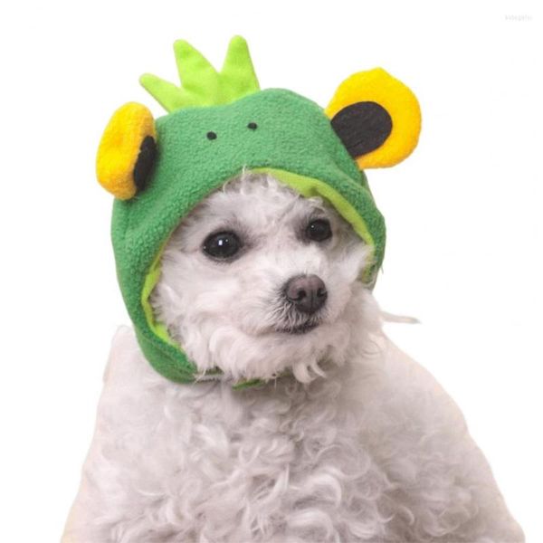 Abbigliamento per cani Po Puntelli Regalo Kawaii Grandi occhi Cappello da rana Pet Costume Accessori Cosplay