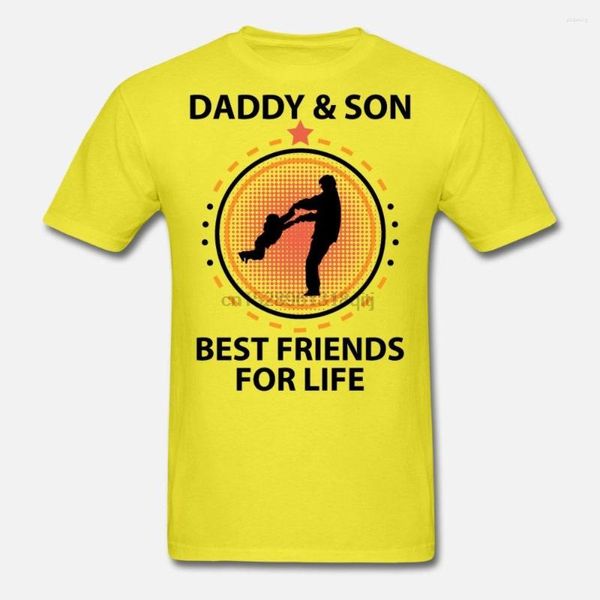 Herren-T-Shirts, Herren-T-Shirt, Papa und Sohn, Freunde fürs Leben (1), Damen-T-Shirts