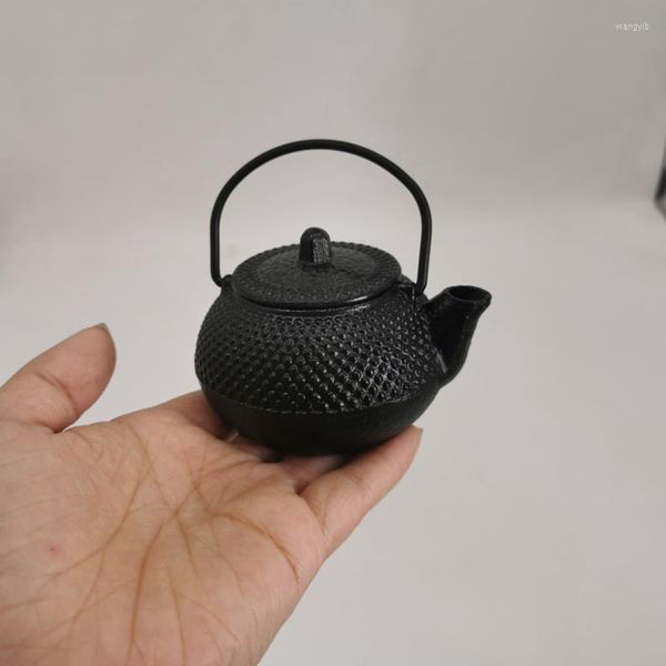 Wasserflaschen 100 ml Mini japanische Tetsubin Gusseisen Wasserkocher Teekanne