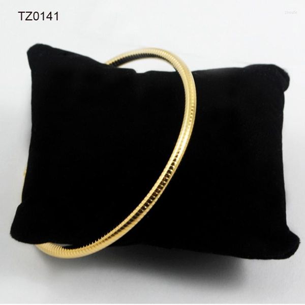 Teste de pulseira moda 316l aço inoxidável pulseira de branquetas de cor de ouro fino em jóias