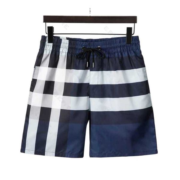 Pantaloncini da bagno scozzesi Designer da uomo Moda estiva Streetwears Abbigliamento Costumi da bagno ad asciugatura rapida Tavola da stampa Pantaloncini da uomo da spiaggia