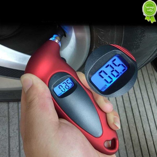 Car New Digital Car Tire Tire Air Pressure Gauge Meter Display LCD Manometro Barometri Tester per auto Truck Motorcycle