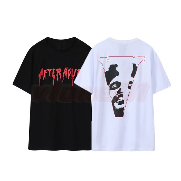 Rua High Street Mens Camista Designer Retrato Impressão Tees Womens Hip Hop Manga curta Tamas Tamanho S-XL