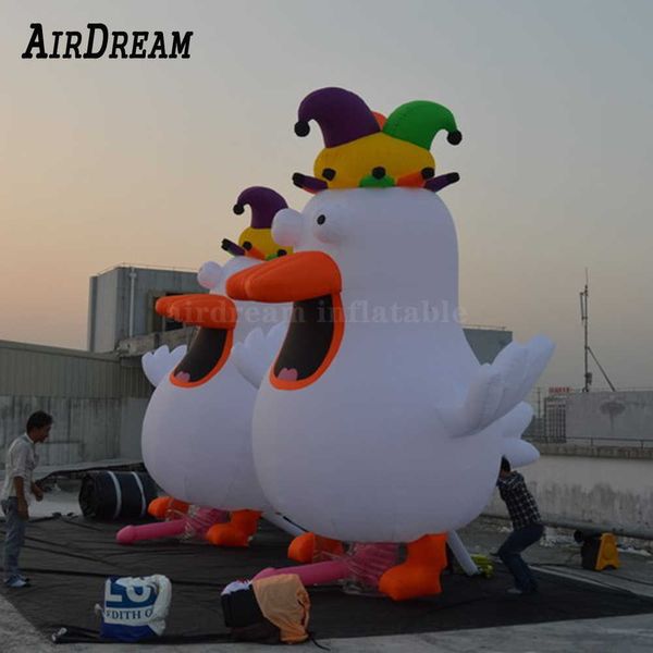 Venda de fábrica da China de alta qualidade Frango Halp Hen Hen Outdoor Decorative Cartoon Balloon para publicidade