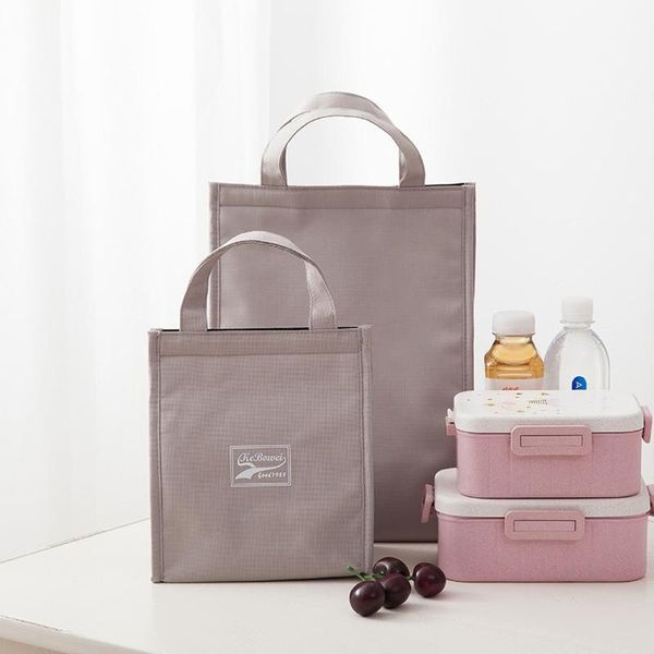 Cestini appesi Borsa bento portatile Borsa portaoggetti moda Scatola termica termica pranzo Cooler Borsa da picnic Alta qualità per donna Bambini Uomo