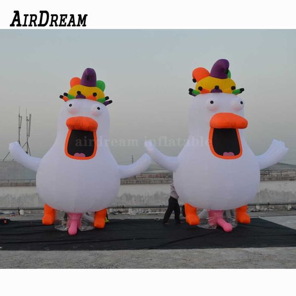 Китайская фабрика Продажа высококачественная надувная куриная индейка курица на открытом воздухе декоративный мультипликационный воздушный шар для рекламы