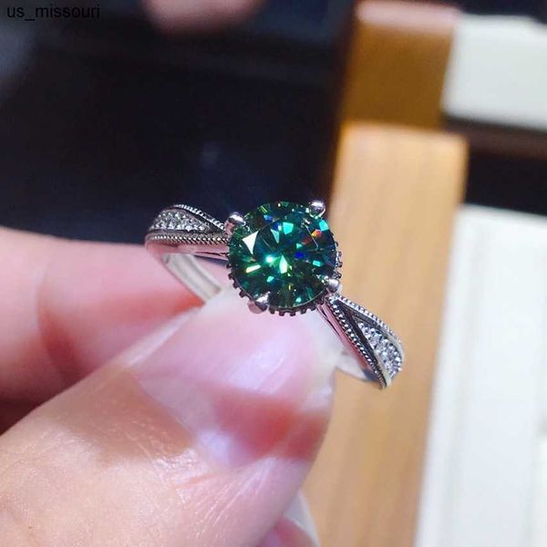 Anéis de banda jóias finas de jóias verdes âmbar naturais para mulheres diamant bizuteria anilos de pura esmeralda gemstone red anéis de presente j230522