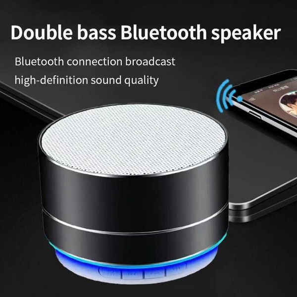 Динамики сотового телефона беспроводной Bluetooth Audio Мобильный телефон Subwoofer Mini Card Computer Outdoor Portable Sound Lock и загрузка Spray High Z0522