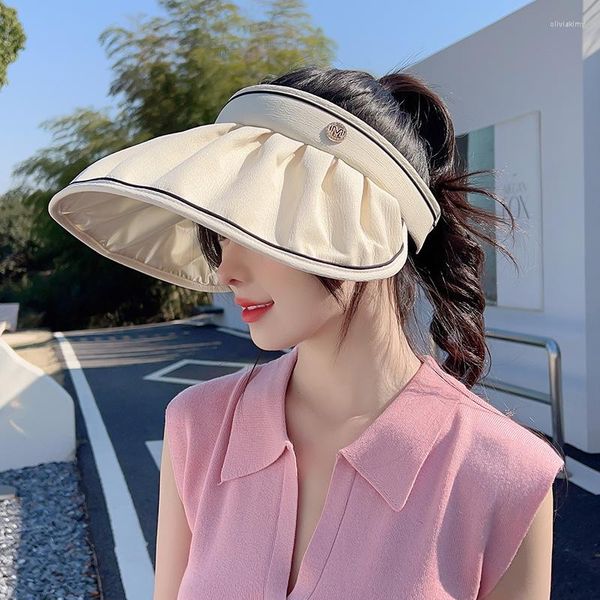 Шляпа с широкими кражами 2023 Модная большая солнце