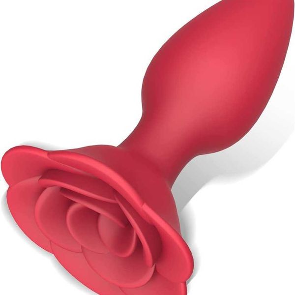 presa di fabbrica Rose docking plug in silicone adatto per giocare a giocattoli per adulti impermeabili rosso felice per le donne