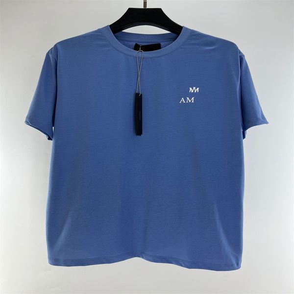 Herren T-Shirts Damen Herren Luxus Designer T-Shirt Baumwolle Kurzarm blauer Briefdruck Freizeithemden Hip Hop Streetwear T-Shirt T-Shirts Herrenbekleidung