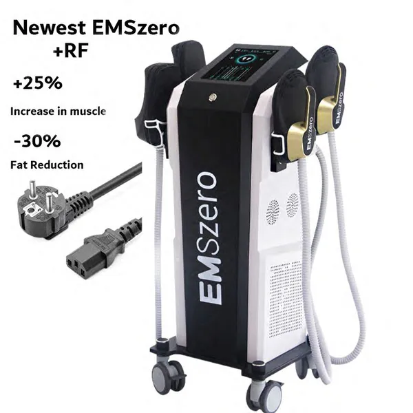 Новый DLS-Emslim Neo EMSzero Nova 14 Tesla 6000 Вт Стимулятор мышц Машина RF Ручка Безболезненное здание для похудения тела для салона