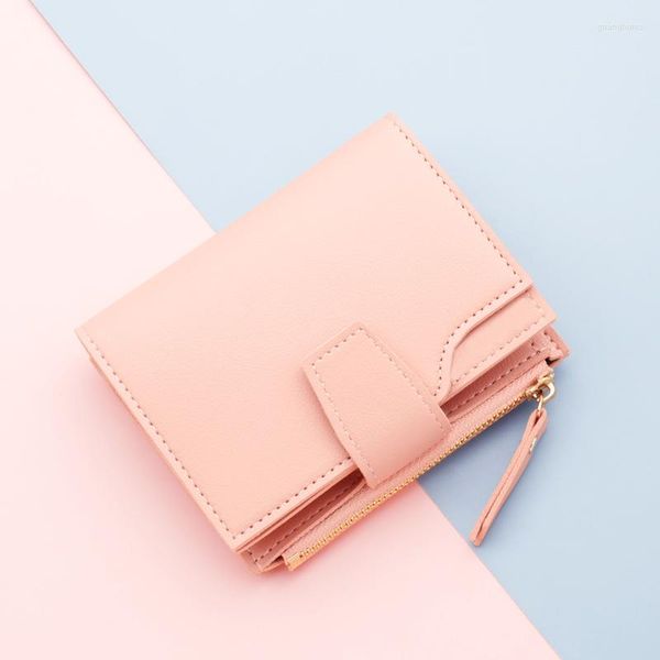 Brieftaschen Mode Frauen Brieftasche Kurze Weibliche Geldbörse 15 Bits 2 Große Position Kartenhalter Fall