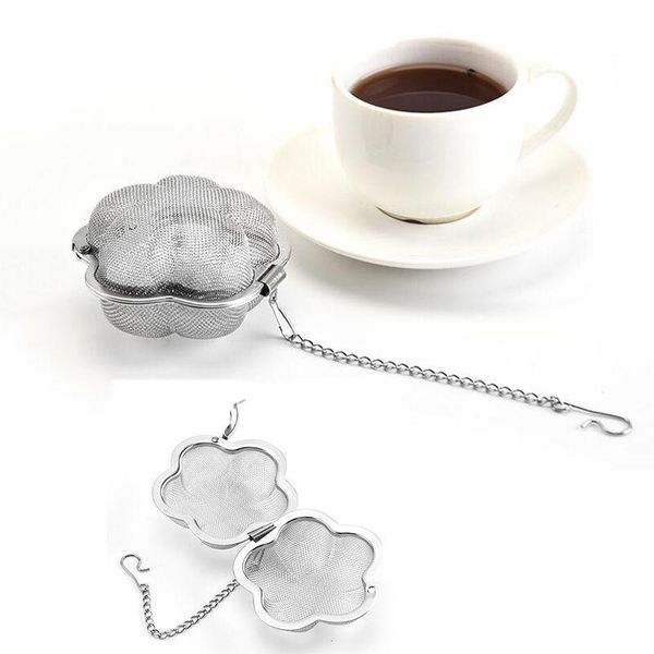 Ferramentas de chá de café Filtro de aço inoxidável Criatividade Criatividade Plum forma