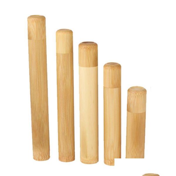 Чайные кэддий бамбуковые канистры портативные запечатанные чайные бочки контейнер -цилиндр доставка каска