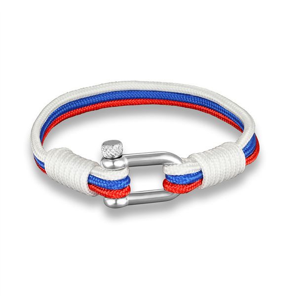 Классический дизайн красочный браслет Paracord Flags Flags Bracelets Jewelry для мужчин