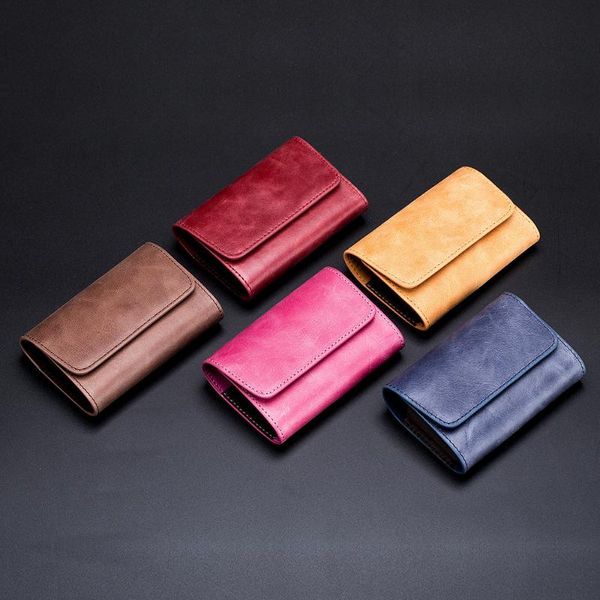 Titolari di carte Cerniera Borse di design di lusso Borse in vera pelle Slim Donna Uomo Portafoglio di marca Porta carte di credito Pochette piccola moneta