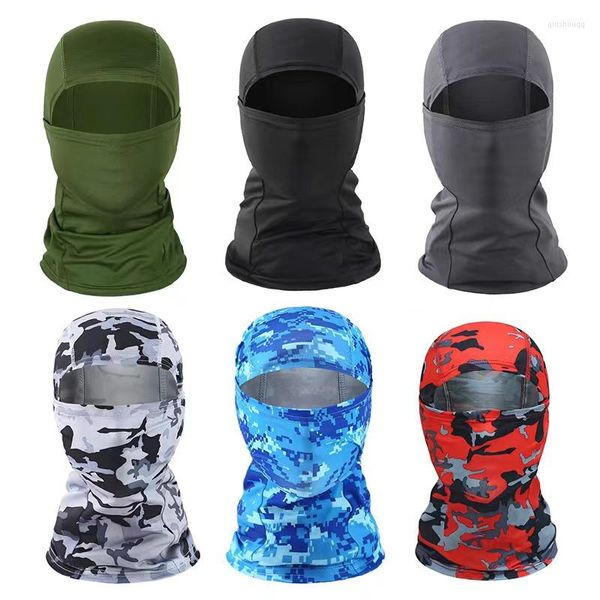 Bandanas Camouflage Sturmhaube Militär Vollgesichtsmaske Schild Abdeckung Outdoor Radfahren Armee Jagd Hut Taktischer Schal