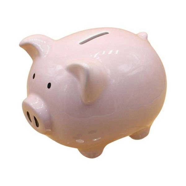 Objetos decorativos Fatuetas Piggy Bank for Kids Cartoon Animal Coin Bank Bank Bank para meninos Caixa de bancos de economia de porco para lembrança e aniversário G230523