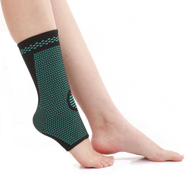 Supporto per caviglia 1 pezzo compressione sportiva a maglia estate traspirante supporto per caviglia manica basket e badminton mountain area P230523