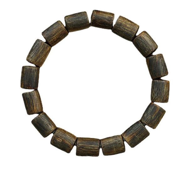 Armbänder Agarwood Nha Zhuang Weißes Kyara mit Form Natürliches Authentisches einfaches Armband Reines Perlenarmband Buddha-Perlenarmband