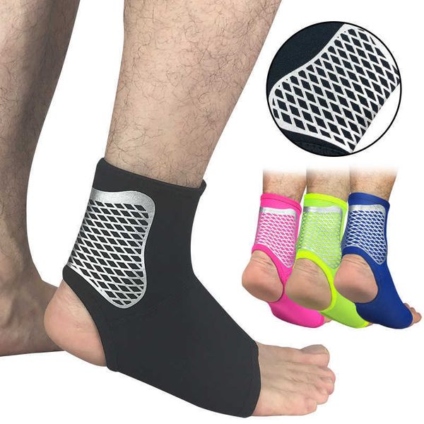 Supporto per caviglia 1 pezzo supporto sportivo protezione cinturino elastico compressione corsa pallacanestro fitness palestra badminton staffa caviglia di sicurezza P230523