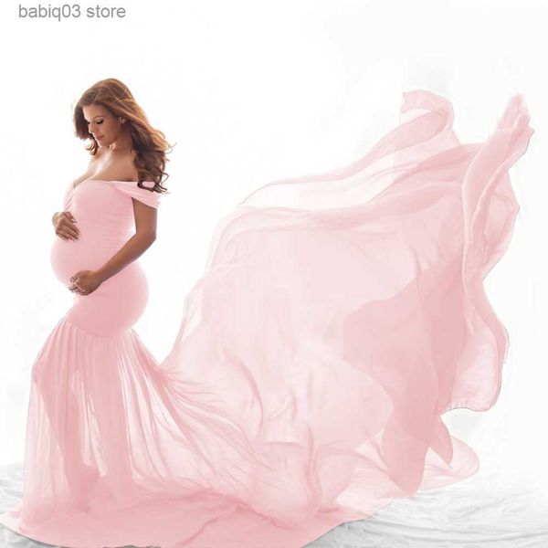 Vestidos de maternidade Longo fotografia de maternidade Props vestido de gravidez Photography Maternity Vestres para sessão de fotos vestido grávida de renda maxi vestido T230523