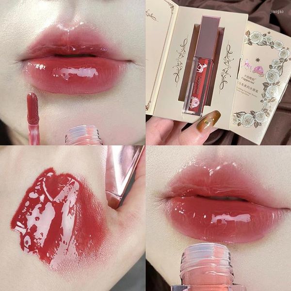 Lipgloss-Kollektion „Prinzessin Hochzeitskutsche“ – Wasserglasur-Lippenstift für Studenten, häusliche Kosmetiklippen