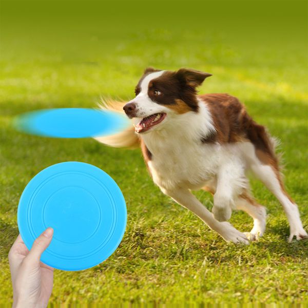 Dog Toy Flying Disc с мягкими резиновыми плаваниями в воде и безопасно на зубах интерактивные легкие домашние игрушки для маленьких средних больших собак