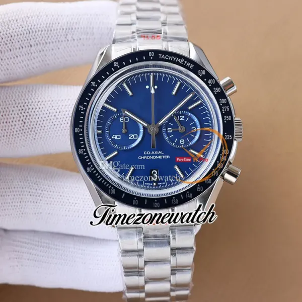 Новый 44 -миллиметровый лунный часов 311.90.44.51.03.001 vk Quartz Chronograph Mens Watch Blue Dial Braclet Bracelet Bracelet Gents Watch Twom TimezoneWatch E463A5