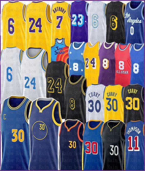 Stephen Curry Carmelo Anthony Basketball Jersey 6 23 8 24 James Wiseman Russell Westbrook Davis 0 3 7 Jam Space 2