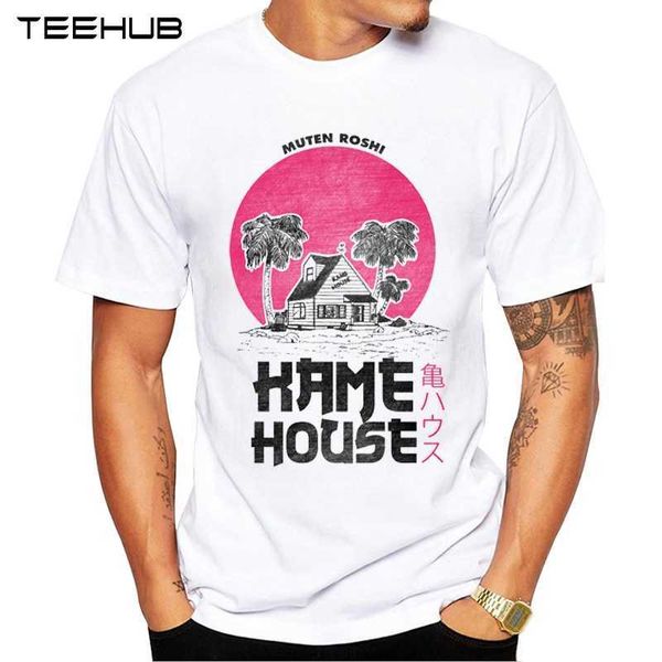 Männer T-Shirts TEEHUB Kame House Print T-shirt Mode Cool Oneck Hattori Hanzo T Shirt Kurzarm Casual Männer Kleidung Z0522
