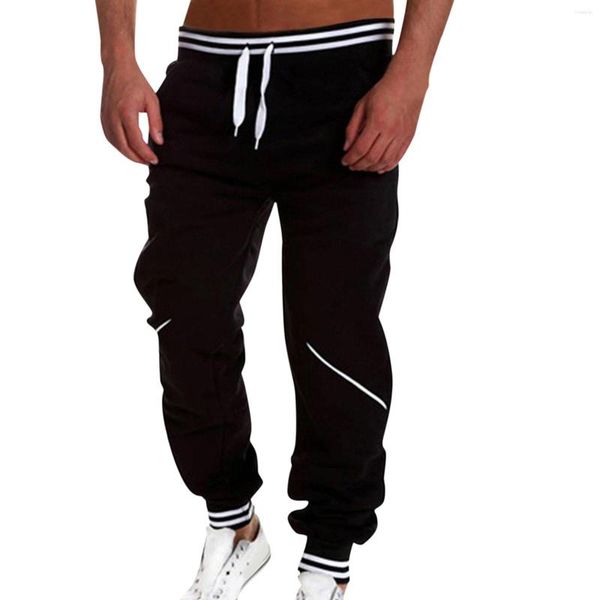 Pantaloni da uomo Pantaloni sportivi slim da uomo di Natale da uomo alla moda Pantaloni sportivi a matita a vita media casual