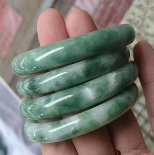 Bangle Jade Green Gemstone Vintage Bracelets очарование чистого натурального браслета свадебные подарки ювелирные украшения