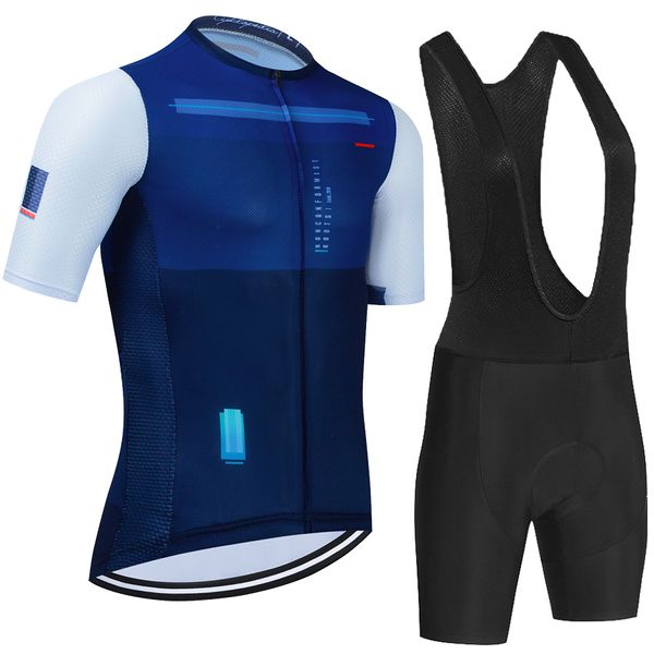 Set di maglie da ciclismo set Abbigliamento estivo MTB maillot Bici da strada traspirante uniforme ropa ciclismo Maglie da bicicletta da uomo 230522