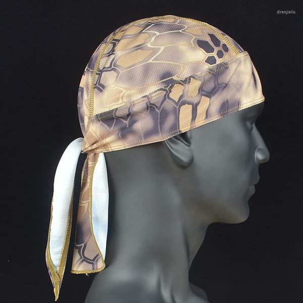 Cappellini da ciclismo Passamontagna tattico Berretto da uomo Sciarpa mimetica Esercito Fazzoletto da combattimento Copricapo militare Fascia da esterno Multicam Cappello CS