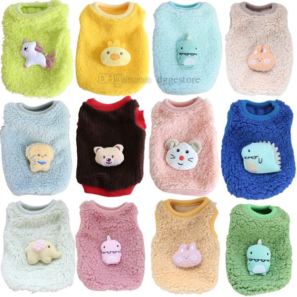 Maglione per cani per cani di piccola taglia Girl Boy Felpe in pile Maglioni per cani Abbigliamento invernale per cani Femmina Pet Cat Pup Abbigliamento caldo Outfit per tazza da tè Yorkie Chihuahua XXS A727