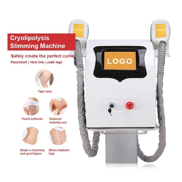 Doppi manici Silicon Pesare Macchina dimagrante Grasso Dissolvenza Corpo Dimagrante Modellatura Cryolipolysis 360 Cryo Fat Freeze