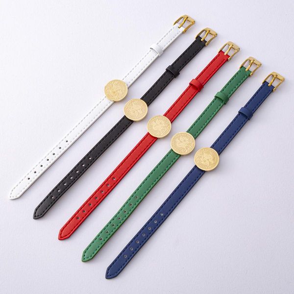 Bracciali LUIZADA 2022 SEP accessori di vendita caldi gioielli da sposa per monete da orologio colorate Acciaio inossidabile con braccialetto