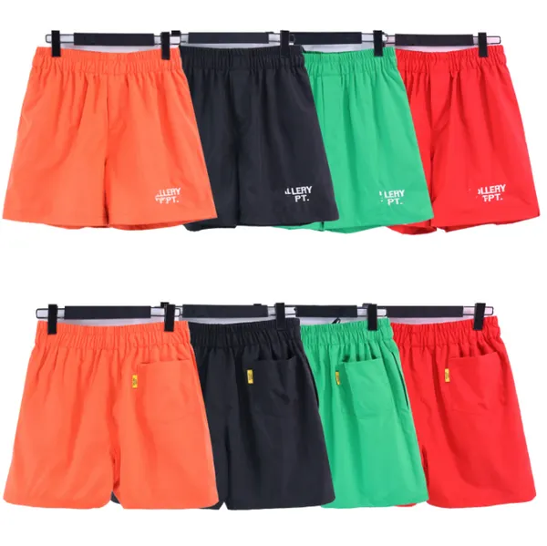 2023 sommer Neue High Street Stickerei Lose Schlitz Hosen Casual Kordelzug Shorts Männer und Frauen Gleichen Stil