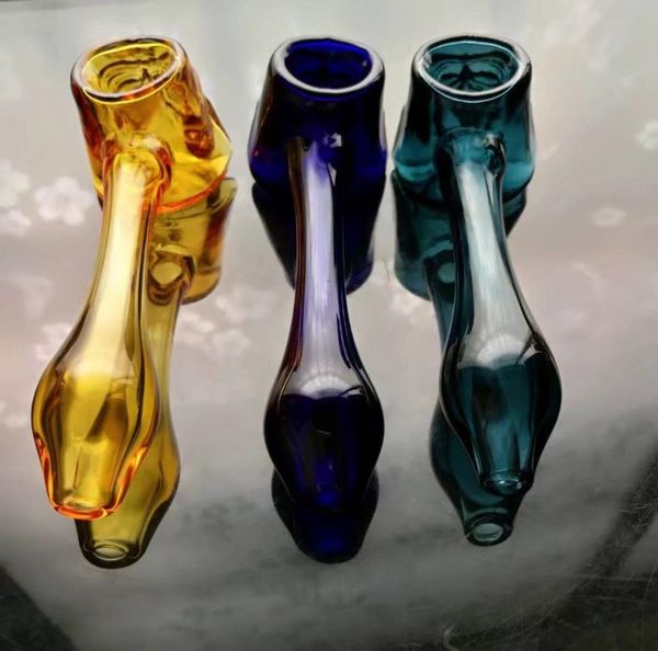 Tubi di fumo Narghilè Bong Glass Rig Oil Water Bong Tubo di vetro con testa fantasma colorato di alta qualità