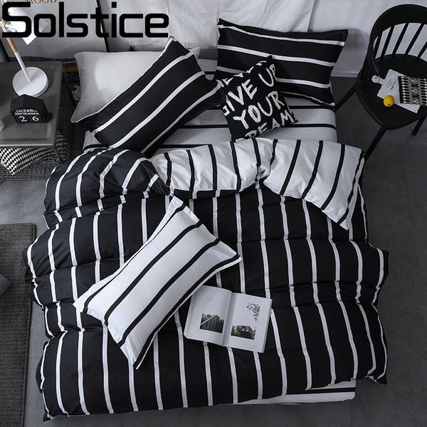 Conjuntos de cama Solstice Bedding Set Duvet Capa Brophcase Linens Spot Set