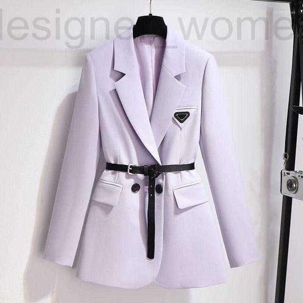 Ternos femininos Blazers Designer Spring Autumn Suit Jackets feminino coreano solto solto All-Match Blazer Women Tops Ladies Harajuku Od1k